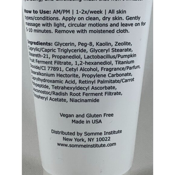 Somme Institute Boost Warming Anti-Aging Mask 3 oz Full Size Sealed Purifies NEW - Picture 6 of 6